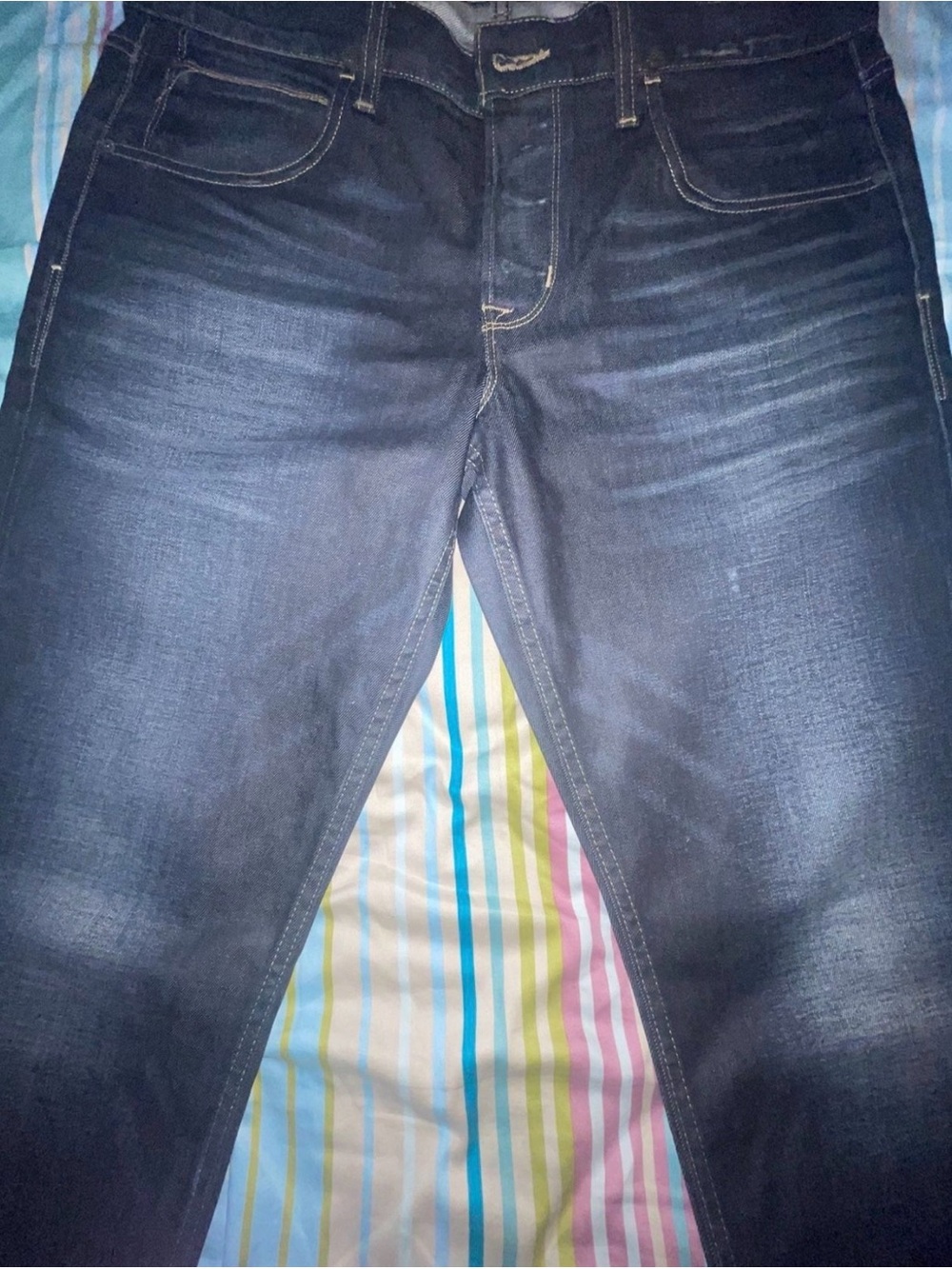 Hudson Jeans Men’s Slim Straight Dark Blue Denim